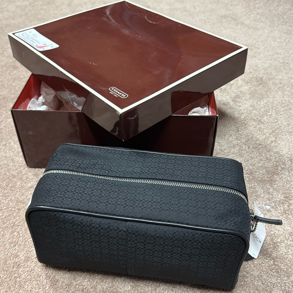 Coach men’s toiletry bag- new never used!